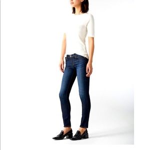 AG Stilt Dark Indigo Cigarette Jean like new 28